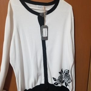 Ladies BNWT Cracked Wheat golf cardigan